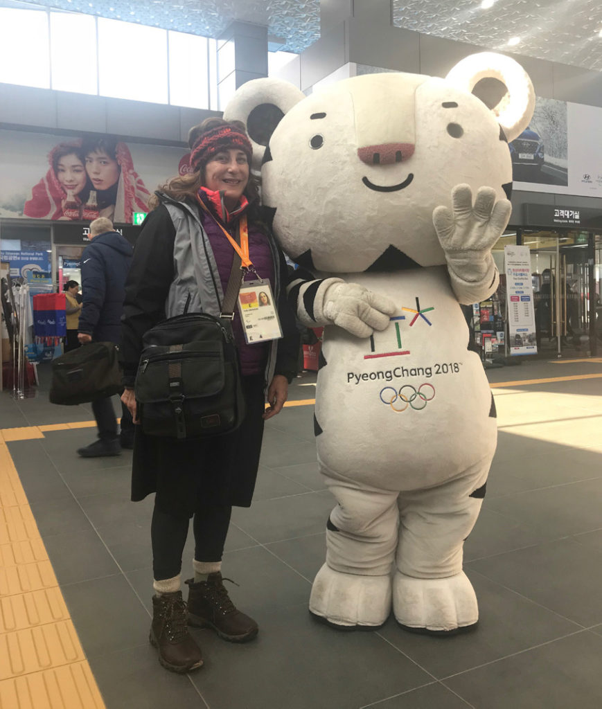 Sally at the PyeongChang Paralympics 2018